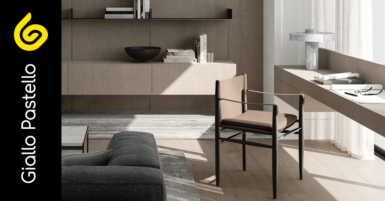 Studio in casa: i consigli dell’Interior Designer - Giallo Pastello