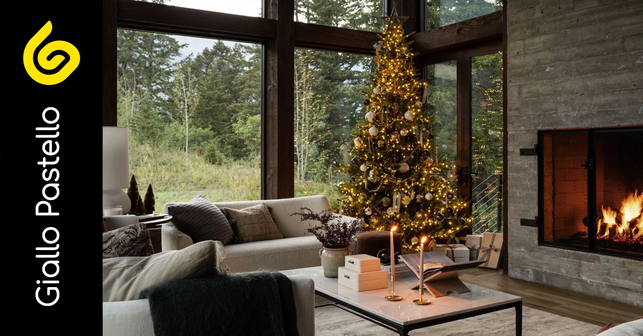 Come rendere la casa magica a Natale, con stile - Giallo Pastello
