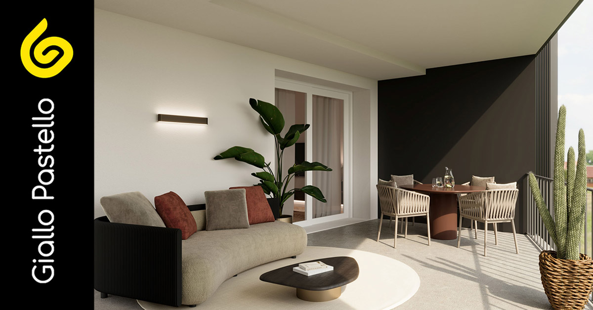 Come arredare un balcone: quando l'outdoor diventa una stanza da vivere - Giallo Pastello