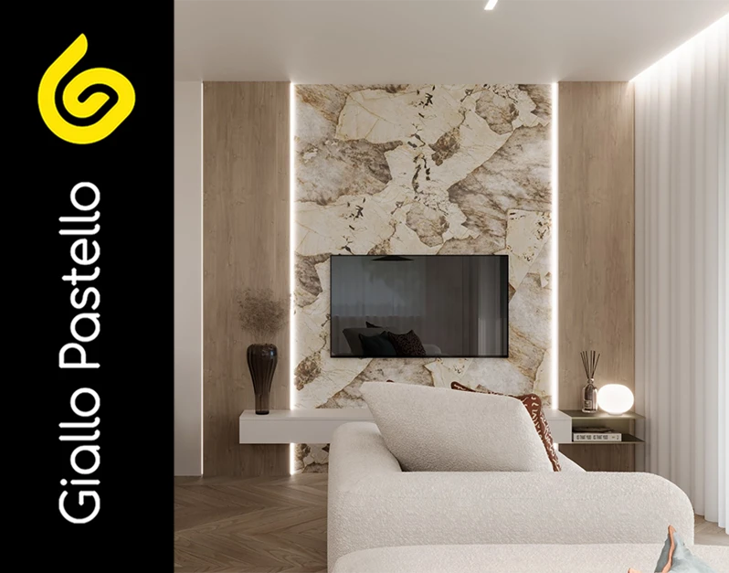Arredamento salotto moderno - Giallo Pastello Interior Design