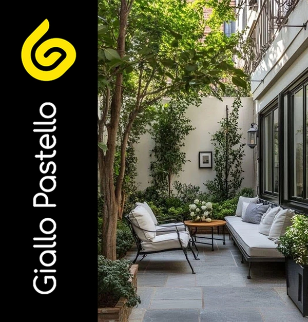 Arredare un giardino piccolo - Giallo Pastello