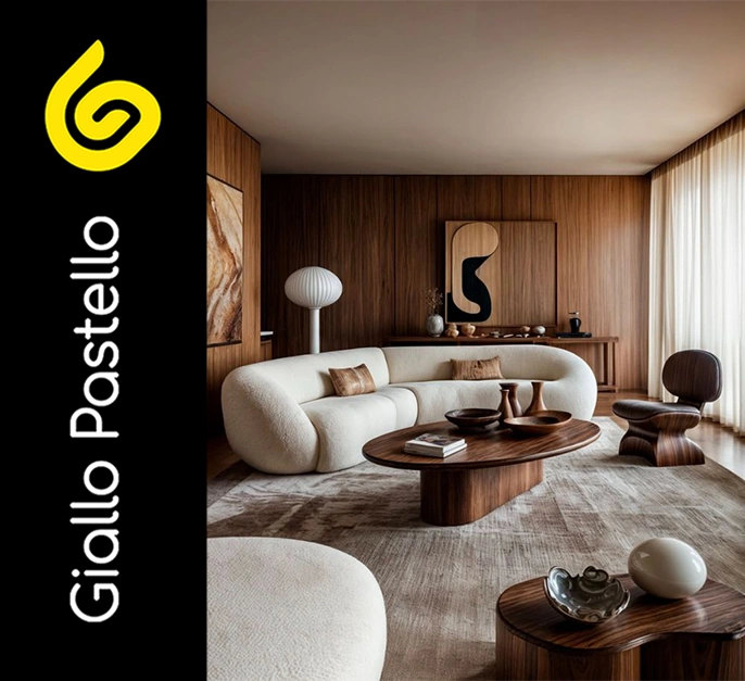 Arredo boho chic - Giallo Pastello