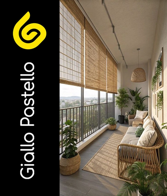 Arredo outdoor: terrazzo - Giallo Pastello