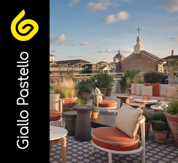 Arredo outdoor - Giallo Pastello