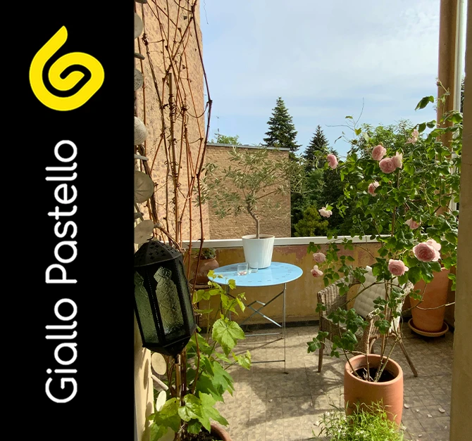 Come arredare un balcone - Giallo Pastello Interior Design