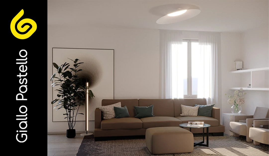 Arredamento salotto moderno - Giallo Pastello Interior Design