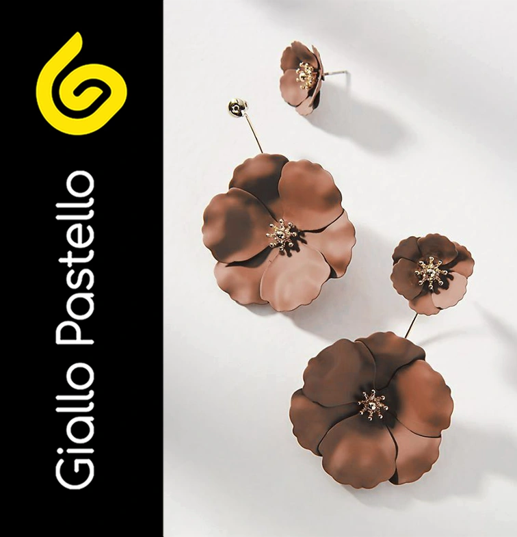 Palette cromatica Mocha Mousse per arredamento moderno - Giallo Pastello Interior Design