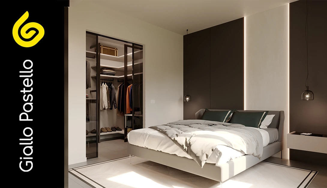 Arredamento camera da letto: gli armadi - Giallo Pastello Interior Design