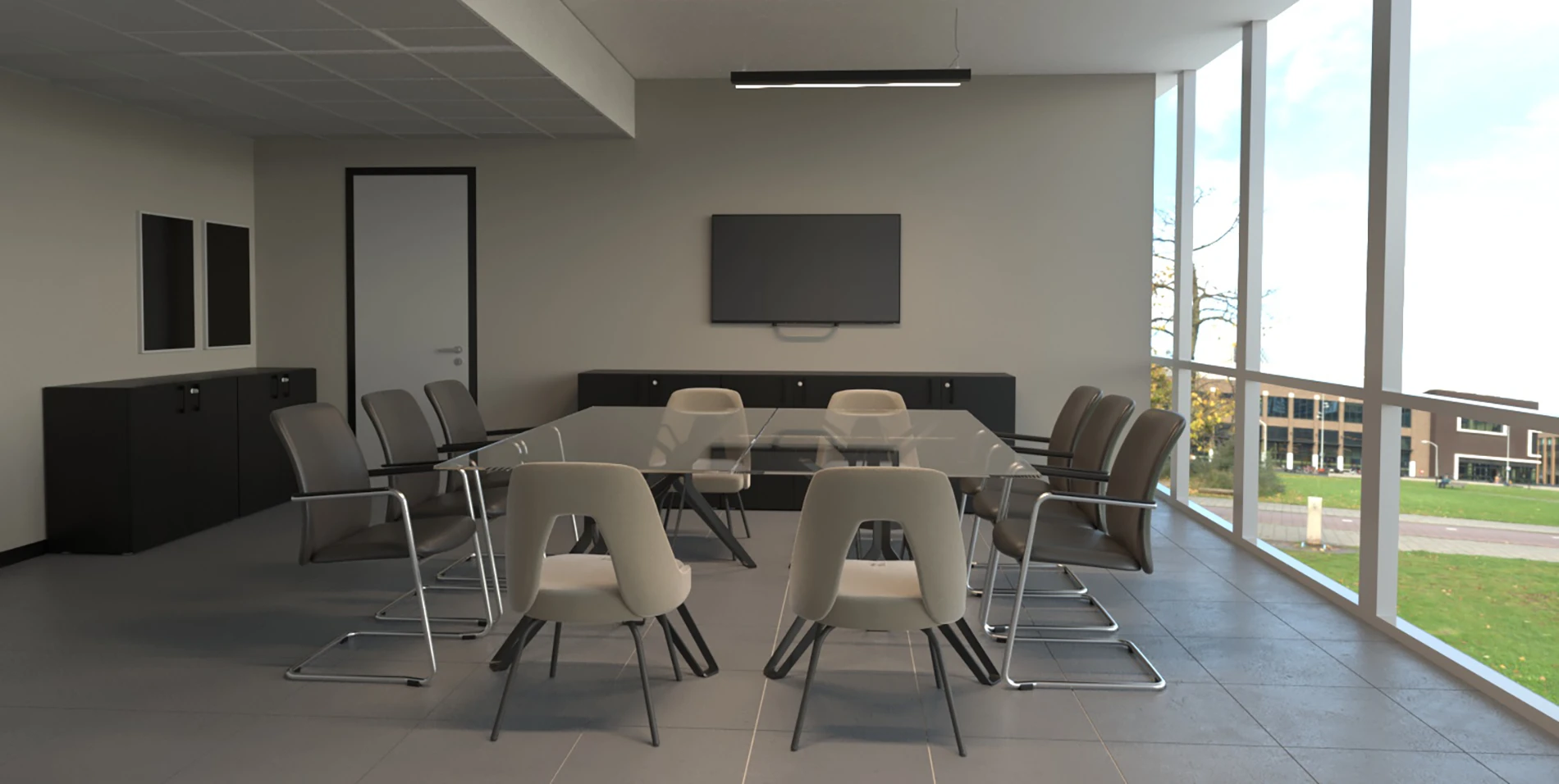 Progettazione uffici: scegli giallo pastello per il tuo ufficio - Giallo Pastello Interior Design Brescia