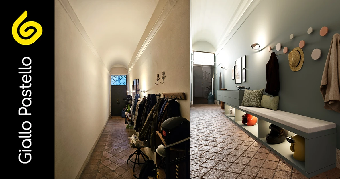 Ristrutturare casa: casa vecchia - Giallo Pastello Interior Design