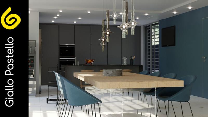 Cucina moderna - Giallo Pastello