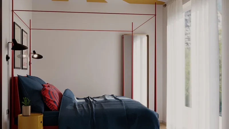 Camera da letto matrimoniale - Un progetto a Marzamemi: Restyling Appartamento - Giallo Pastello Interior Design