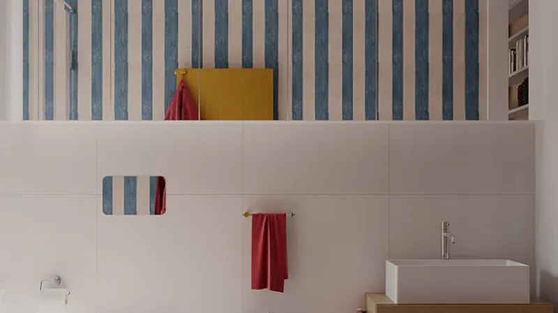 Dettaglio bagno - Un progetto a Marzamemi: Restyling Appartamento - Giallo Pastello Interior Design